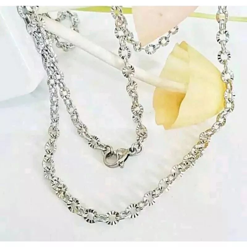 KALUNG TITANIUM PRIA DAN WANITA RANTAI NORI