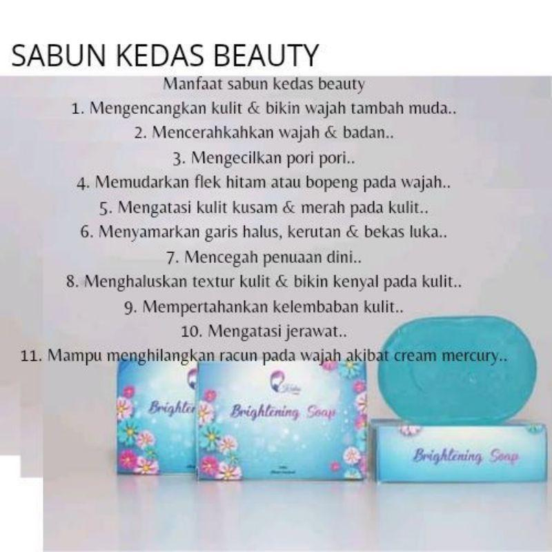 [COD] Sabun Kedas Beauty Pemutih Wajah dan Badan