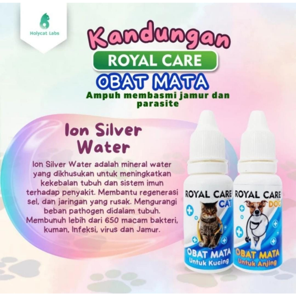 Royal Care 10ML Obat Tetes MATA Kucing Anjing Ampuh Mengobati Iritasi