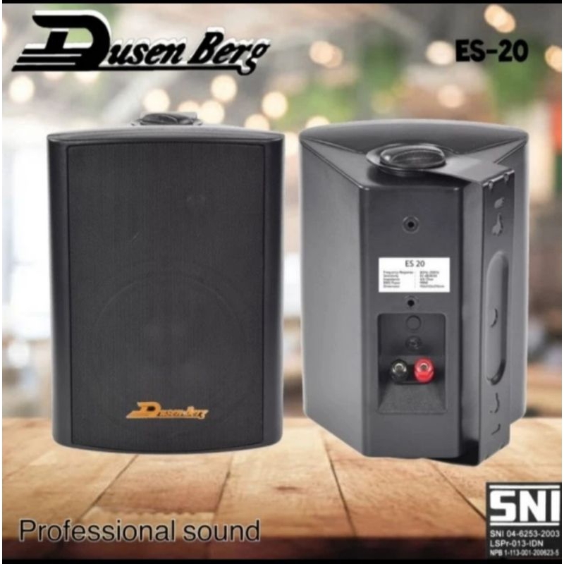 speaker pasif 4 inch Dusenberg ES 20 original 2 unit speaker