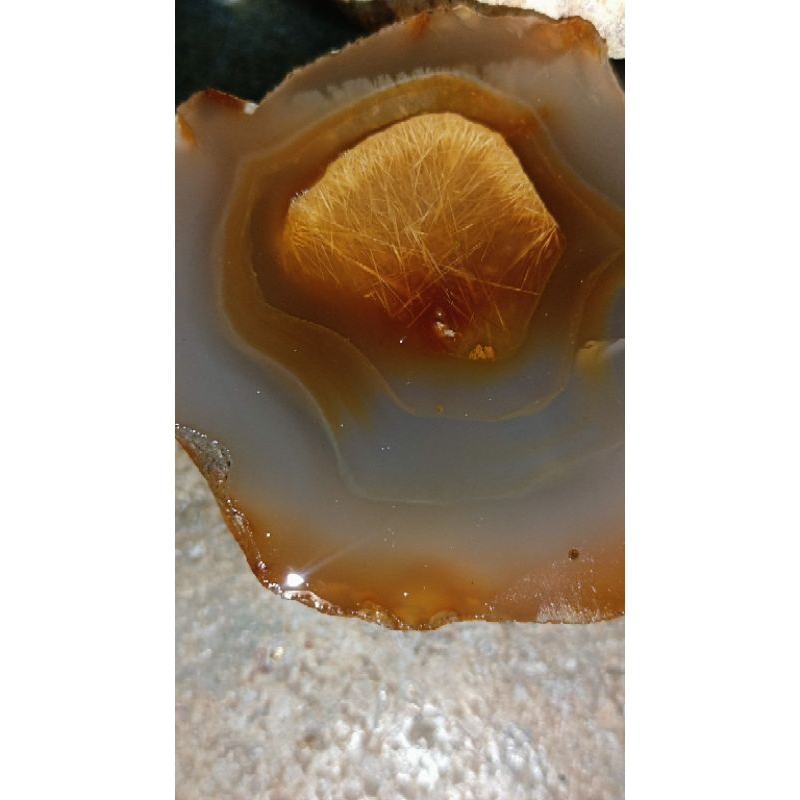 batu akik Cendana serat emas