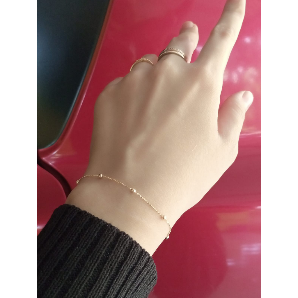 Gelang Tangan Wanita Emas Asli Model Jedar Simpel Gelang Emas Terbaru Gelang Fashion Kekinian Gelang