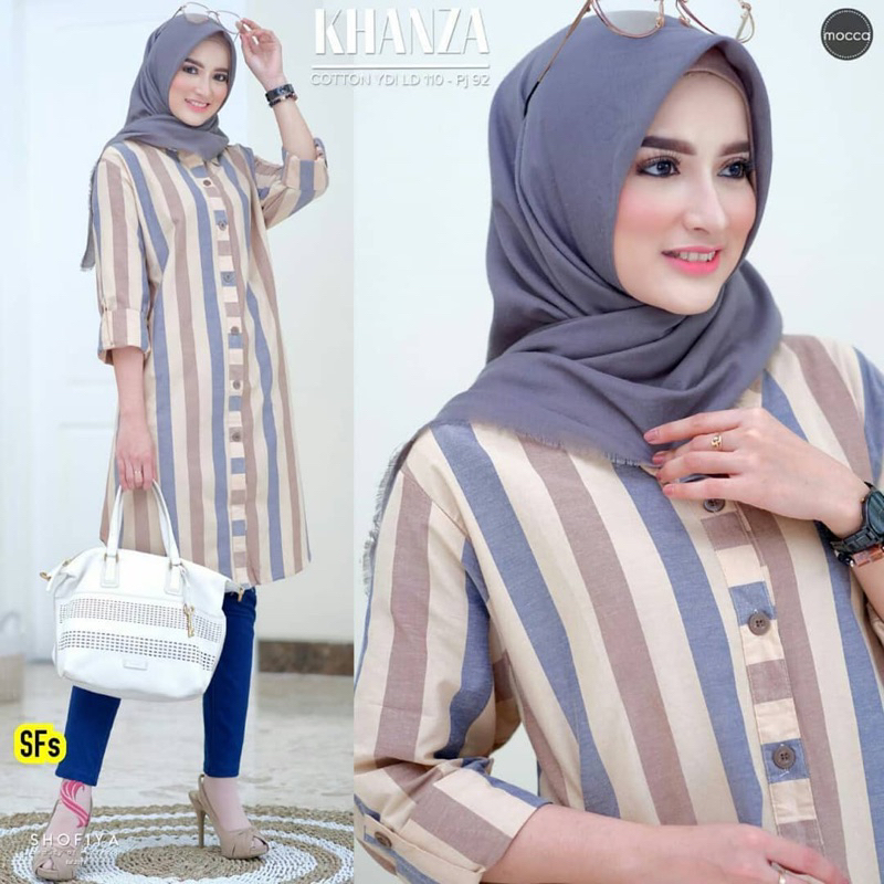 Tunik Katun Ori real pict Geser/atasan wanita cantik