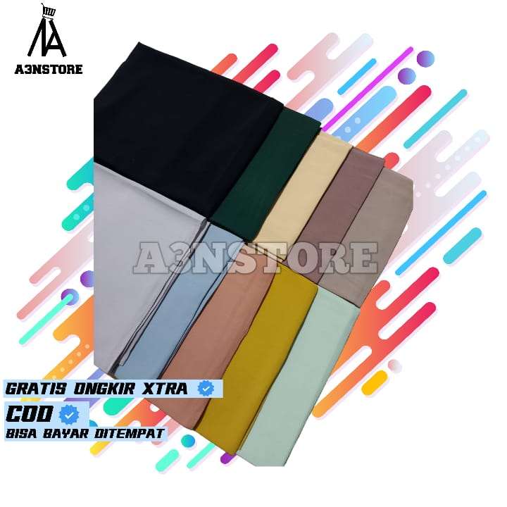 PASHMINA HIJAB CERUTY BABY DOLL AZARA PASHMINA CERUTY UNO AZARA JAHIT TEPI