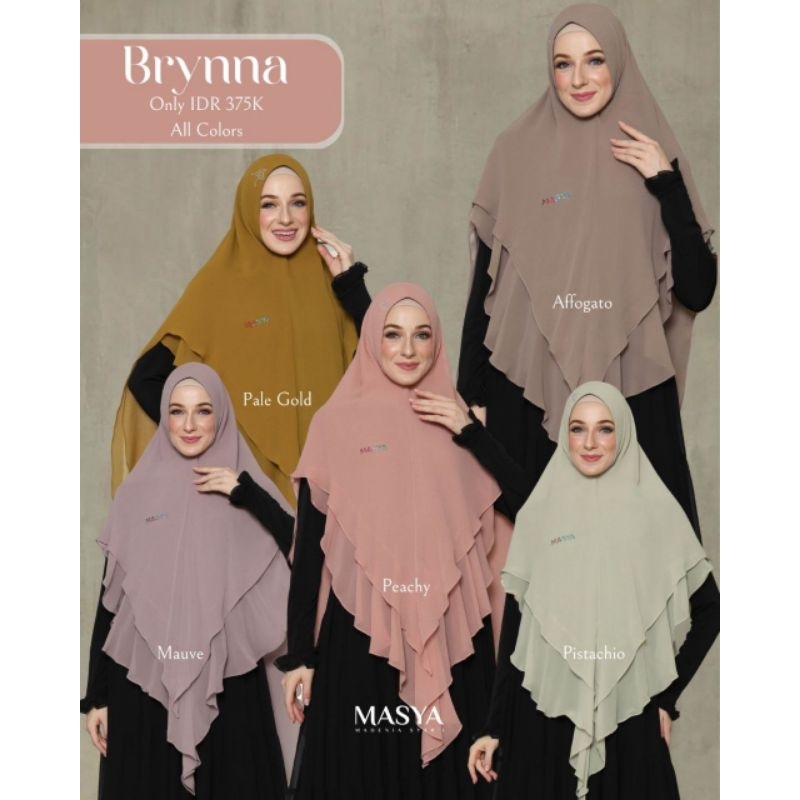 [MASYA_MADENIA SYARI] KHIMAR ONLY / KHIMAR SYARI CERUTI " BRYNNA KHIMAR " BY MASYA