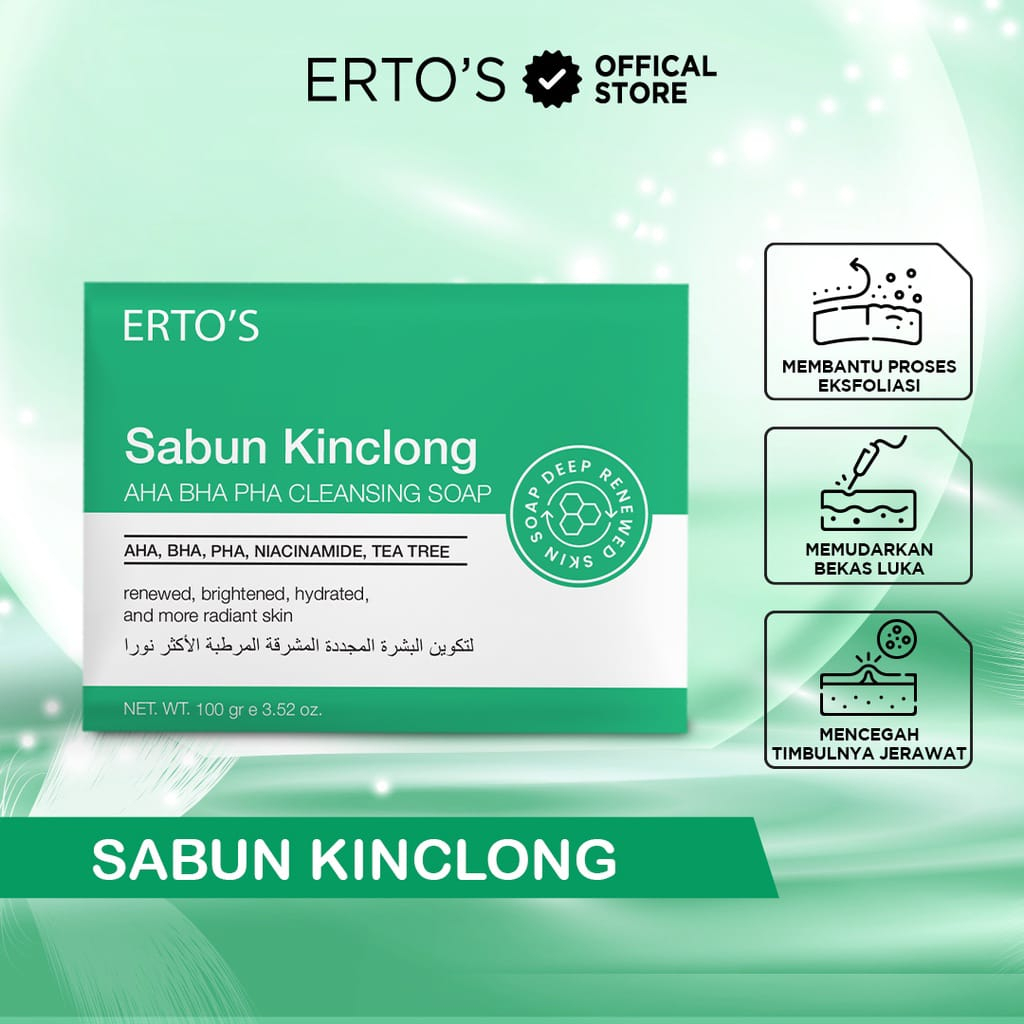 Sabun Kinclong AHA BHA Ertos