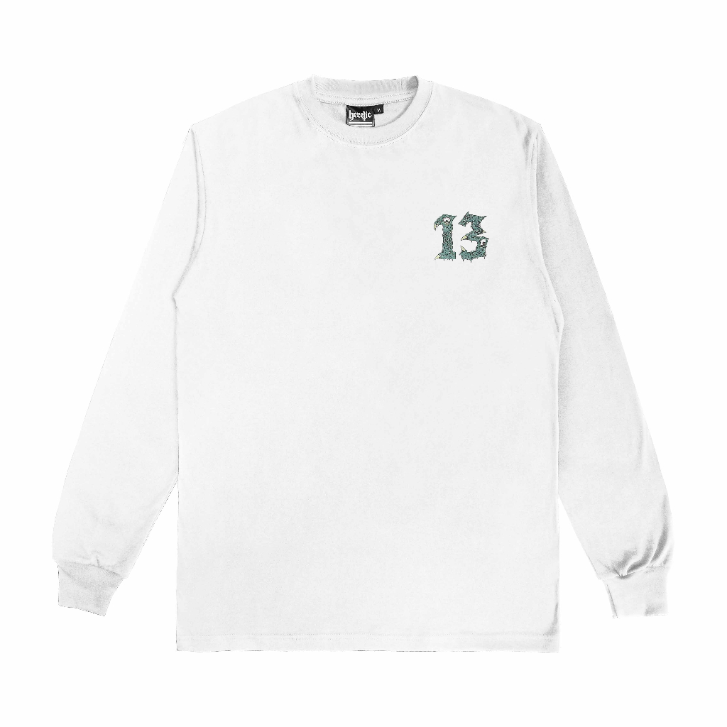 Heretic - Long sleeve Tees - DR 13 White