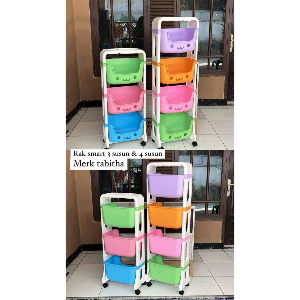 Rak mainan anak rak roda rak dapur/ rak kamar mandi/rak laundry /rak laundry