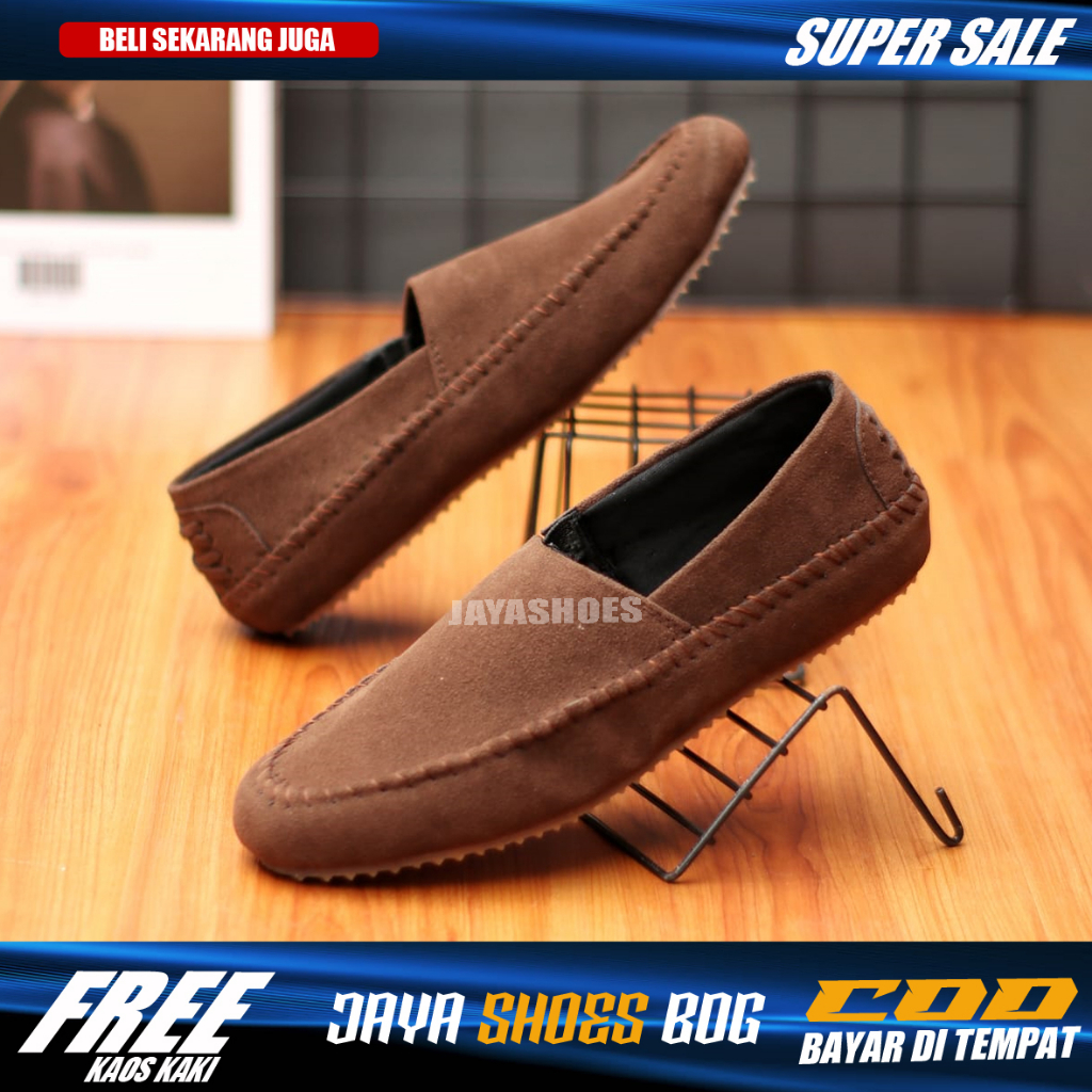 Shelby Sepatu Selop Pria Santai Casual Simple Murah Trendy Slip On Original