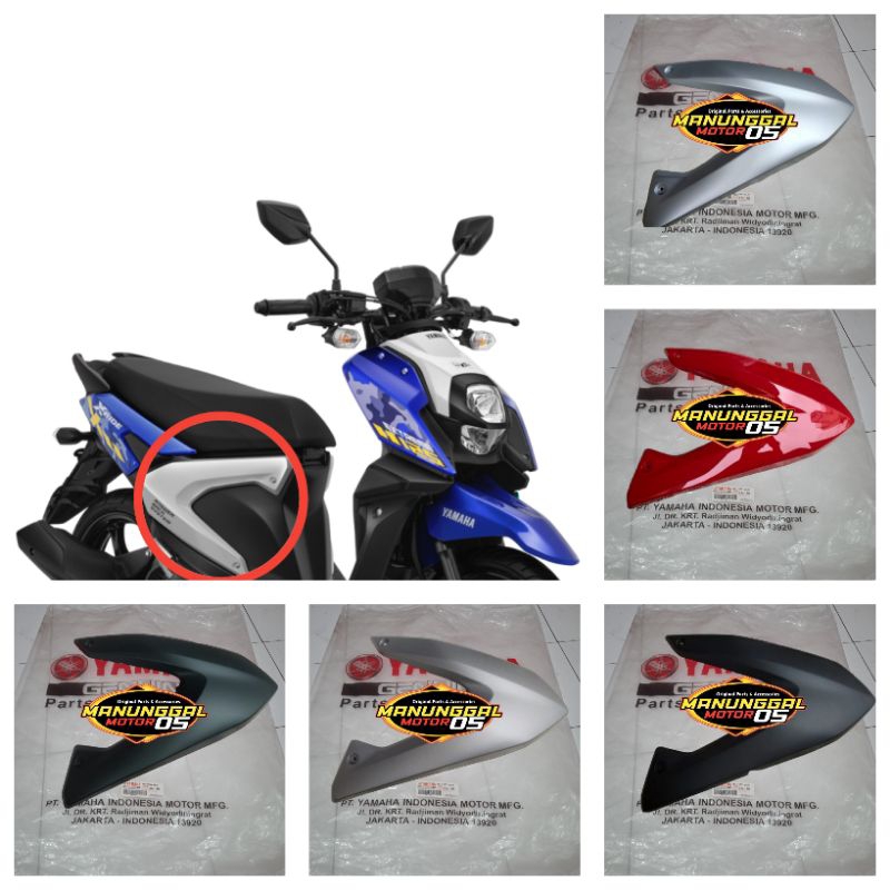 Cover Side, Bawah Samping Jok New Xride X-Ride X-Ride 125 Kanan Atau Kiri Original Yamaha