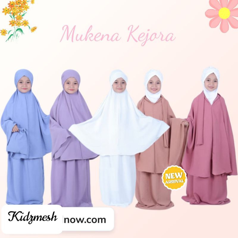 Mukena Lesti Kejora Anak Perempuan All size 4 - 6 thn