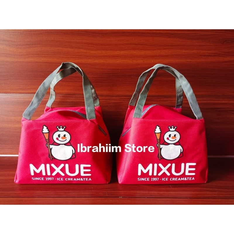 TAS BEKAL MAKANAN MIXUE / LUNCH BAG KARAKTER LUCU