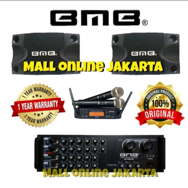 Paket karaoke Fullset BMB sound system original