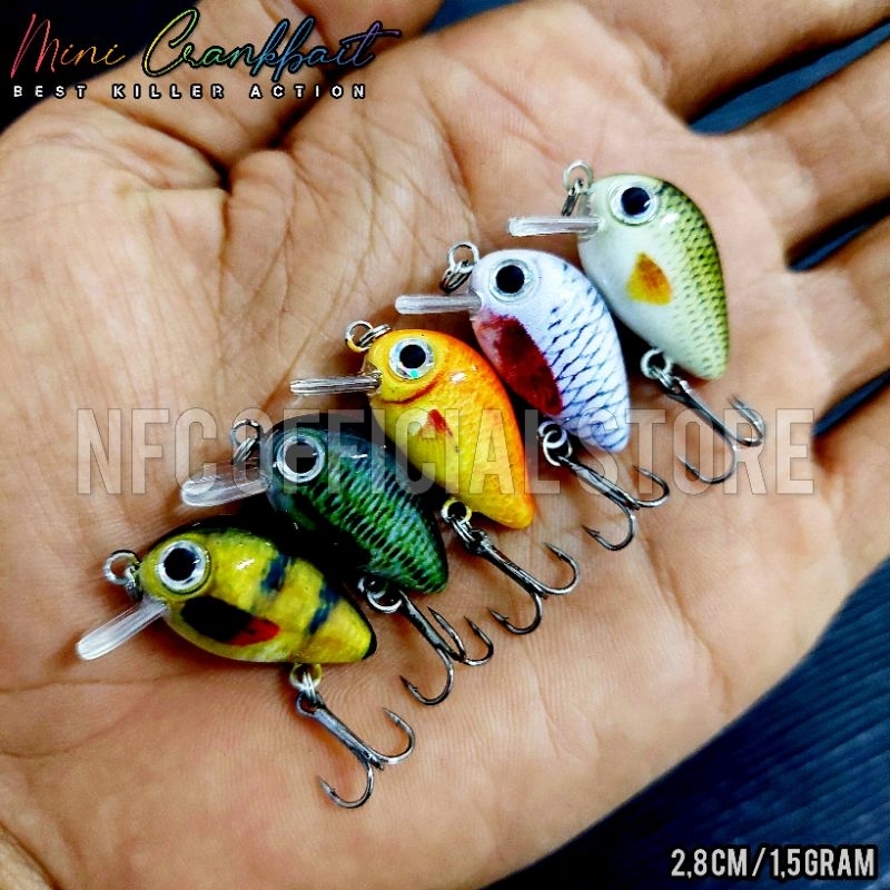 Micro Lure Crankbait 2,8 cm 1,5 gram BEST KILLER ACTION