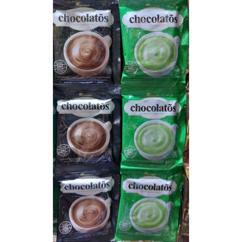 

Chocolatos Matcha Garuda Food Rentengan Rencengan Isi 10 Sachet Pcs 24 Gr 27 Gr