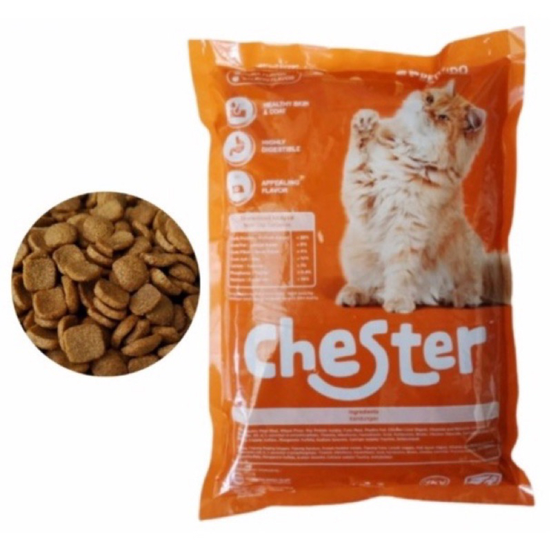 CHESTER Cat Food TUNA 1KG / Makanan Kucing All Stages CHESTER CAT FOOD 1 KG