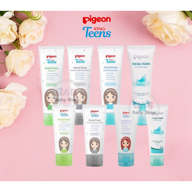 PIGEON Teens Moisturizer For All Skin Types | PIGEON Teens Facial Foam | Sabun Muka | Pembersih Wajah