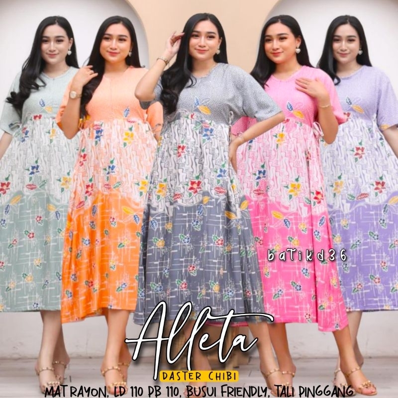 Baju tidur harian wanita chibi payung busui rayon murah kekinian adem daster batik modern baru halus cantik grosir klasik warna pastel rumah daily kekinian grosir eceran solo bali jogja melva