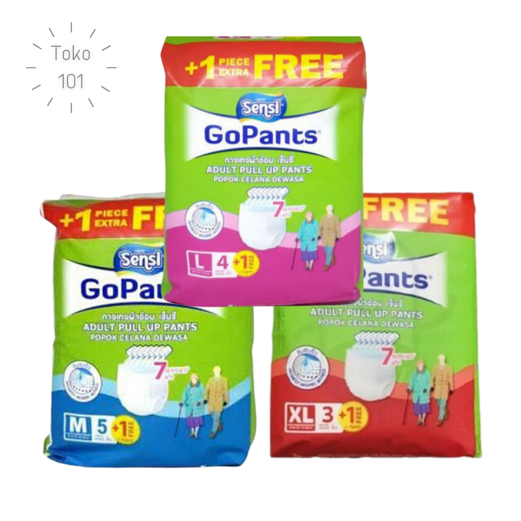 Sensi GoPants Popok Dewasa Ukuran M L XL