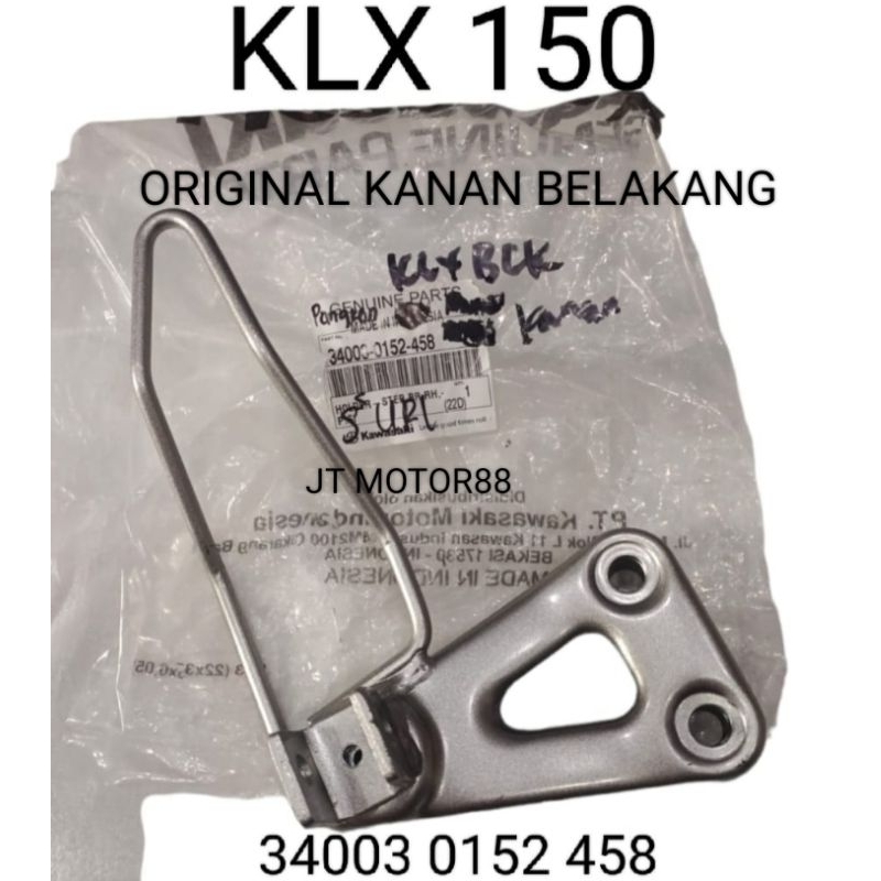 PANGKON RUMAH DUDUKAN FOOTSTEP BELAKANG KANAN KLX 150 ORIGINAL 34003 0152 458