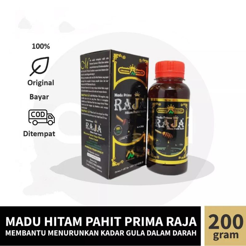 Madu Pahit Raja 200 gram - Madu Hitam Pahit Super