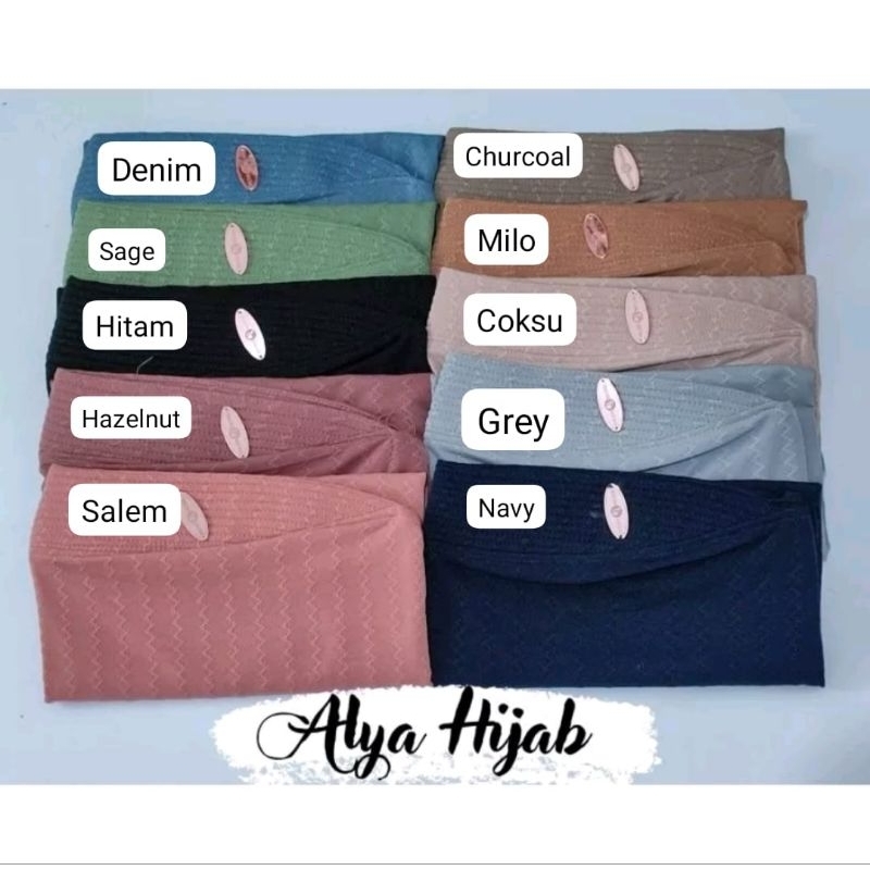 Jilbab Instan Jumbo Picot Alya190 By Aura Busana