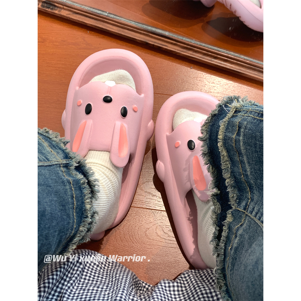 Sandal Kelinci Dewasa Selop Wanita Terbaru 2023 Sendal Kelinci Wanita Korea Casual Kekinian Sandal Slip On Cewek Rabbit