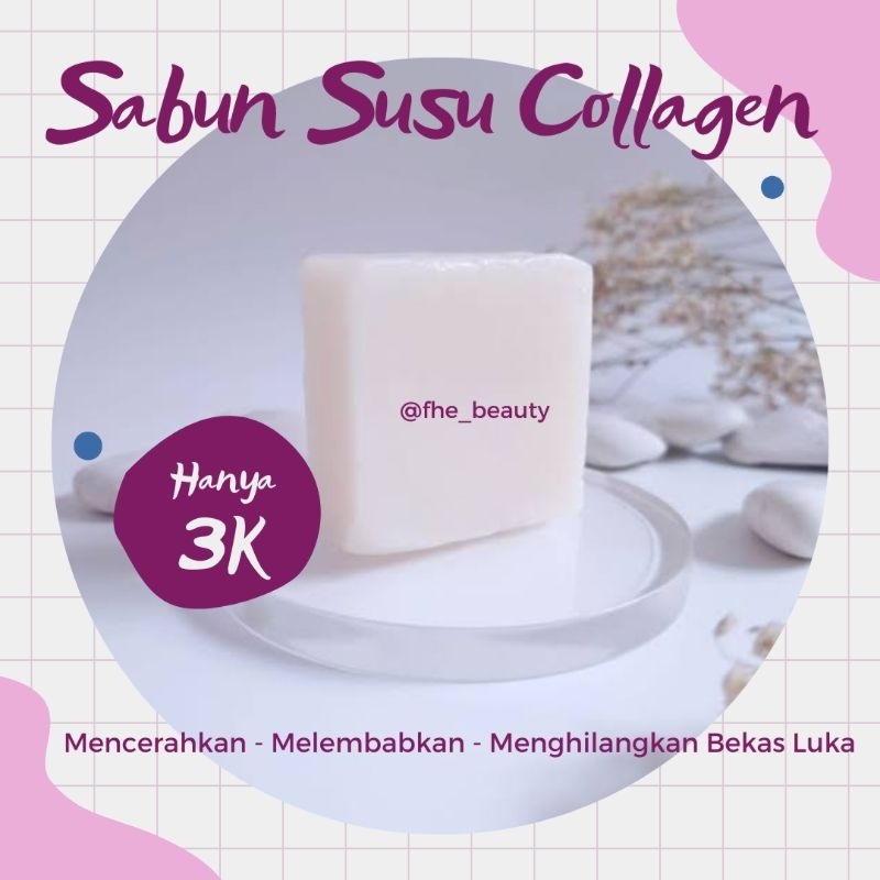 Sabun Susu Collagen Pemutih Viral