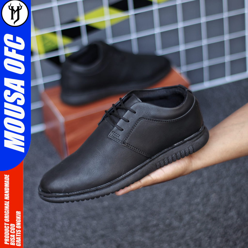 Sepatu Formal Pantofel Oxford Hitam Pria