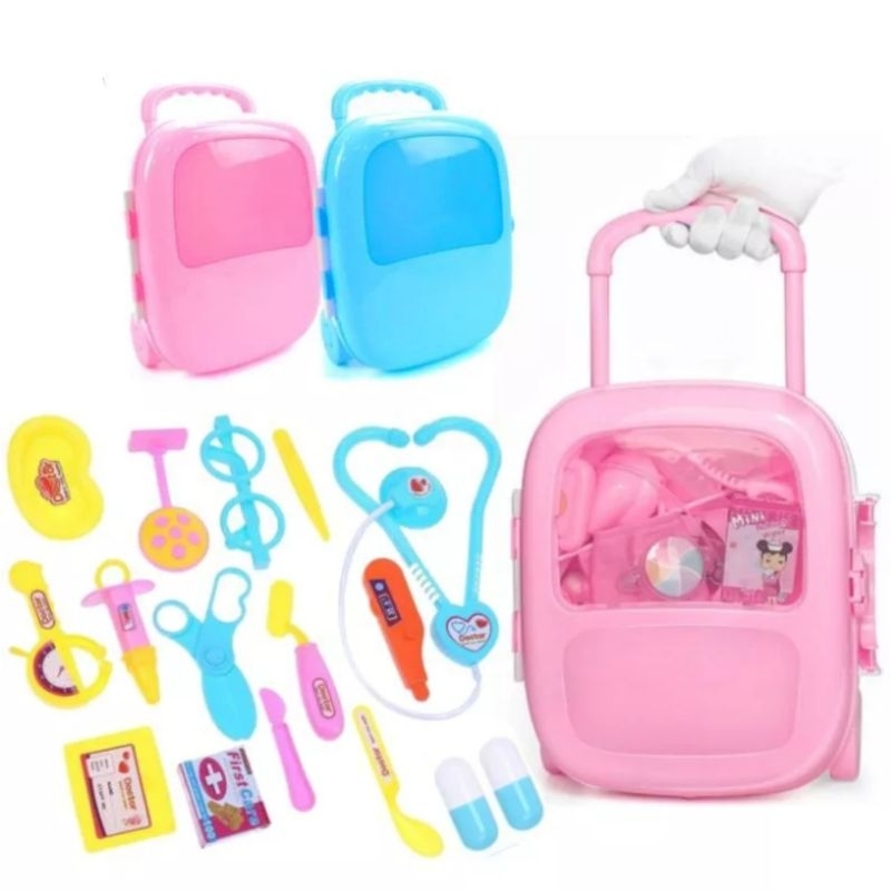 Mainan Dokter dokteran Anak Koper Set Dokter / Perlengkapan Dokter FH 207