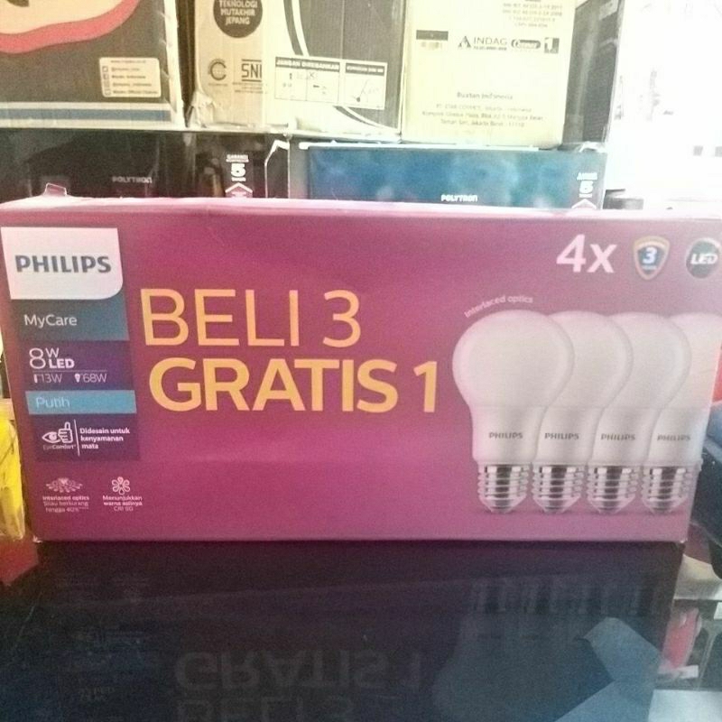 Lampu LED Philips 8watt