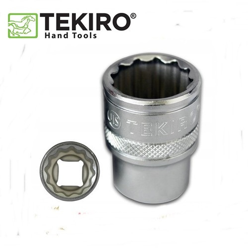 TEKIRO 1/2 INCH KUNCI SOCK 12 PT 15 MM / MATA SOK / ANAK SOK