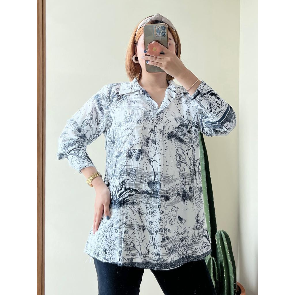 Kemeja Wanita Hoya Oversize - 2301.02.070