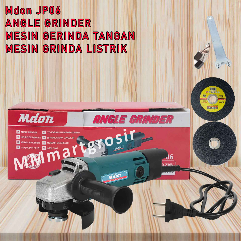 Mdon JP06 / Angle Grinder / Mesin Gerinda Tangan / Mesin Grinda Listrik