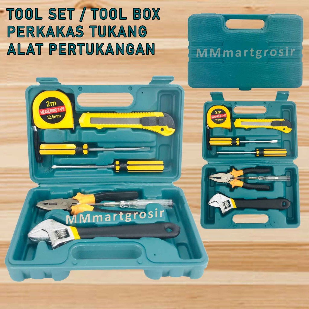 Tool Box / Perkakas Tukang / Alat pertukangan Multifungsi / Tool 1 Set