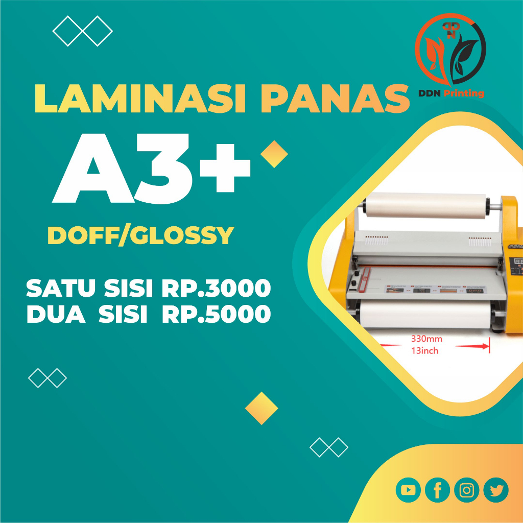 

LAMINASI PANAS A3+