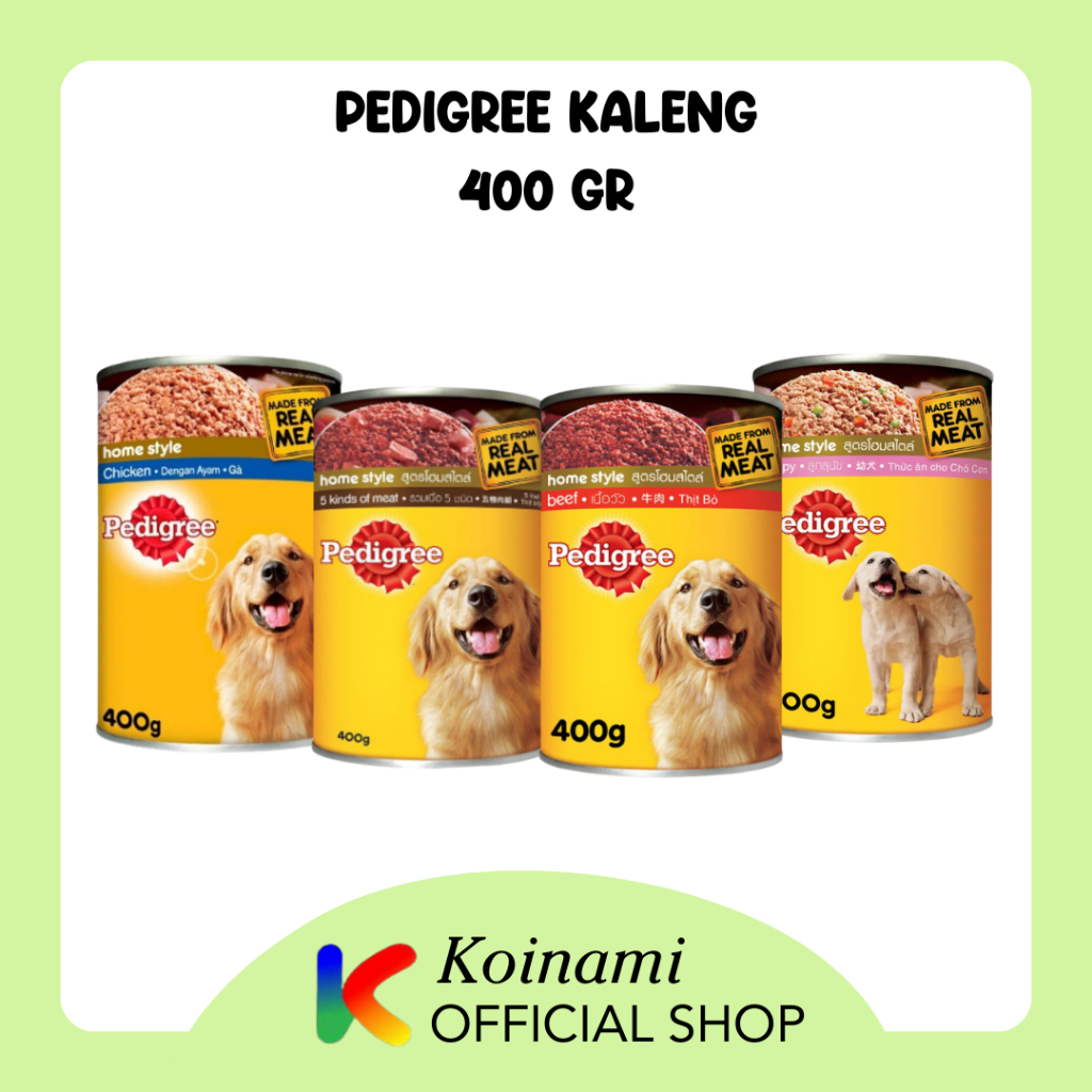 PEDIGREE 400gr kaleng / makanan anjing / wet food / dog food / makanan basah