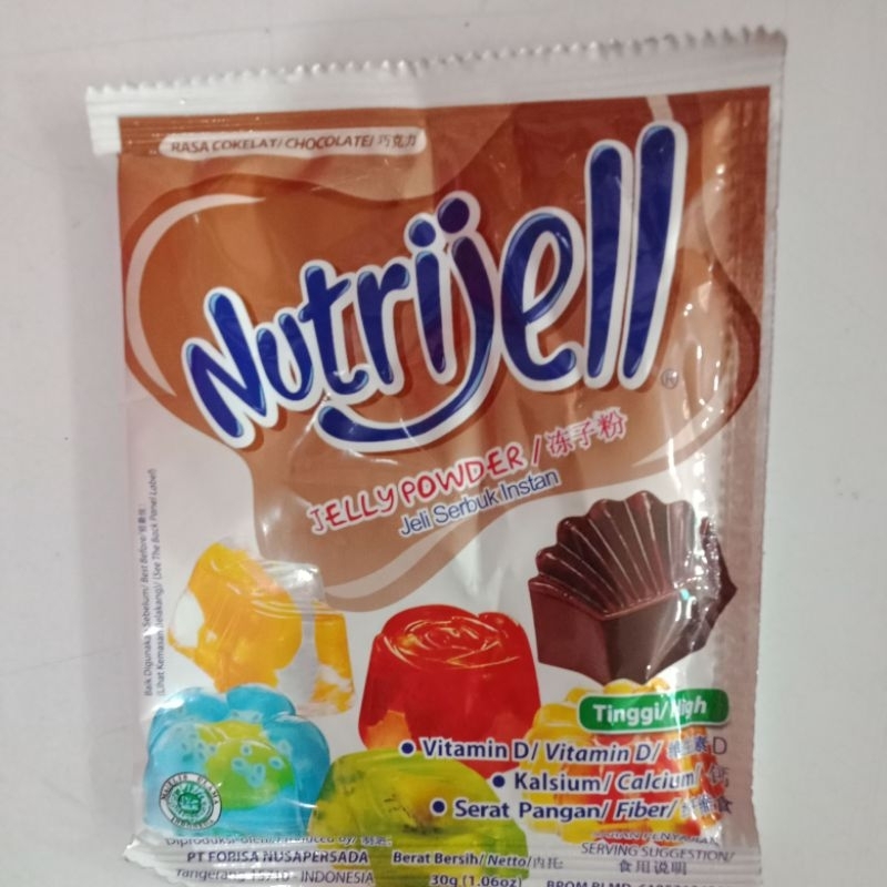 

Nutrijel jelly powder 30gr /rasa cokelat