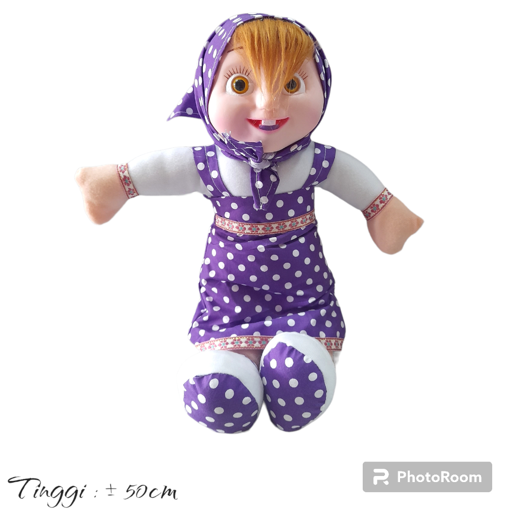 Boneka Masha And The Bear Polkadot