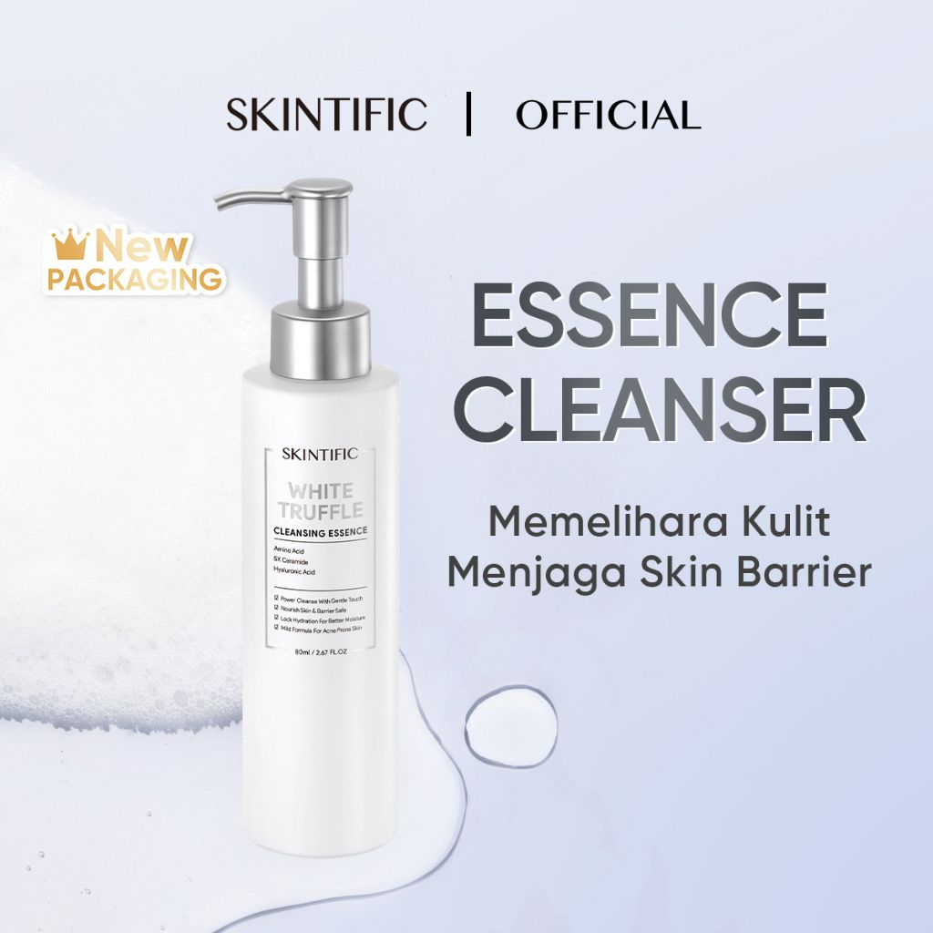 SKINTIFIC White truffle Cleansing Essence-Pembersih Wajah