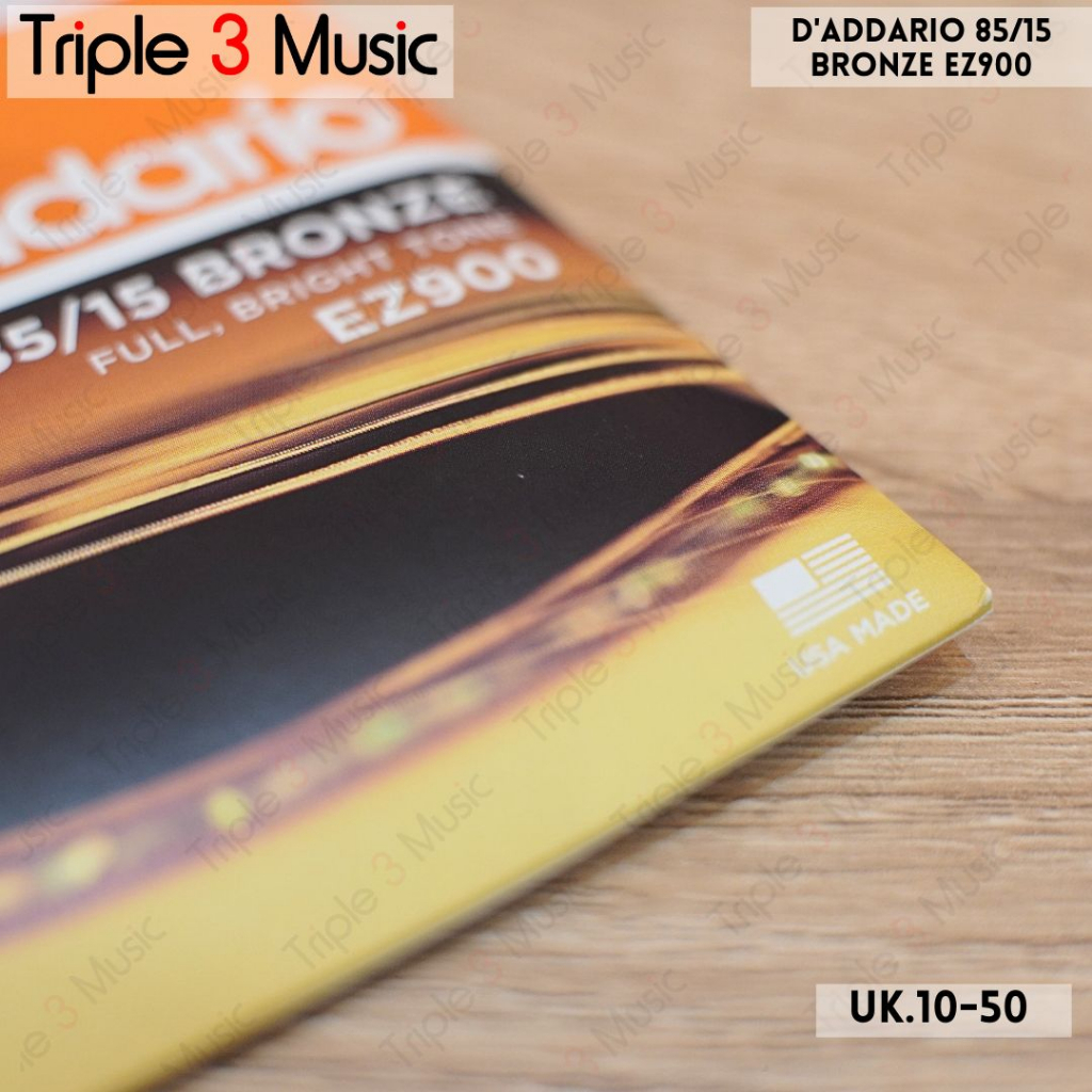 Daddario EZ900 Ukuran 10 50 ORIGINAL RESMI Senar Gitar Akustik Elektrik