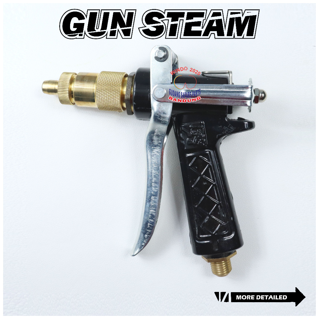 GUN STEAM UMUM | STANG STEAM | PISTOL STEAM | GUN JET CLEANER | GUN STEAM PENDEK | TEMBAKAN STEAM