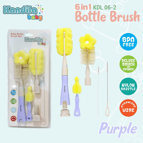 Kandila Baby Bottle Brush Set Sikat Botol Bayi KDL 06-2