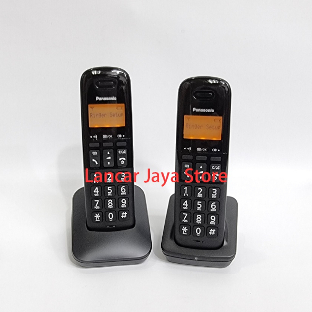 Telephone Whirless Cordless Phone Panasonic KX-TGB312 Black