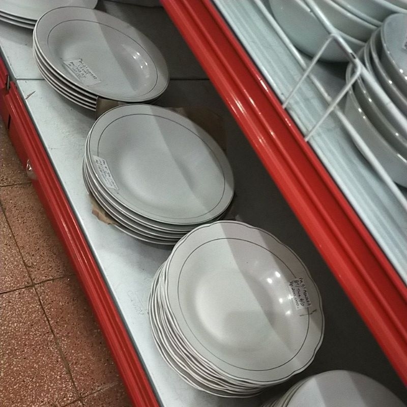 PIRING MAKAN - KERAMIK 9" - 9 inch - SUNBIRD