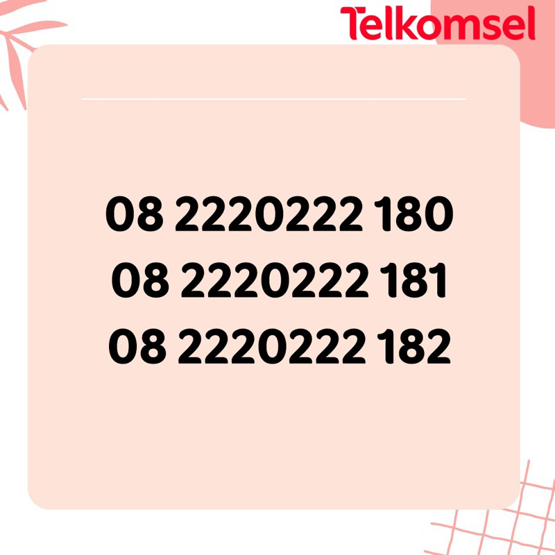 Nomor Cantik Telkomsel 0404