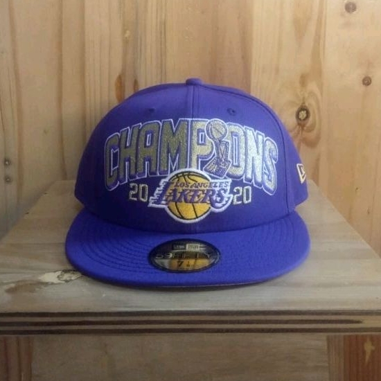 (Authentic) Topi SNAPBACK NBA New Era 59FIFTY La Lakers Champion 2020 Edition