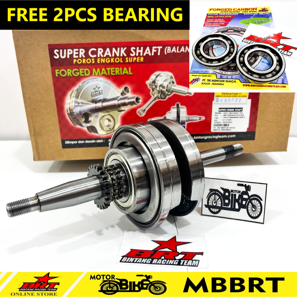 KRUK AS CRANKSHAFT BRT VARIO 150 PCX 150 ADV 150 VARIO 125 STROKE UP 6MM
