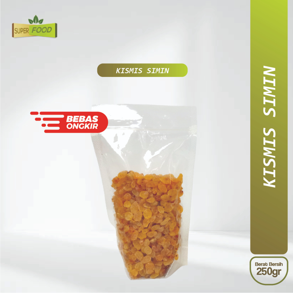 

Kismis Mutiara Manis SIMIN 250gr