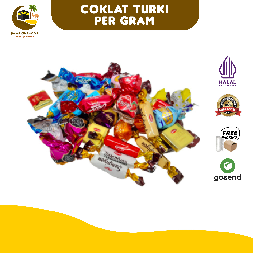 

Coklat Turki Mix - Coklat Arab - Oleh2 haji&umroh Bisa Pergram